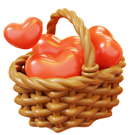 Wicker Basket  3D Icon