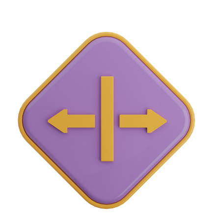 광각 화살표  3D Icon