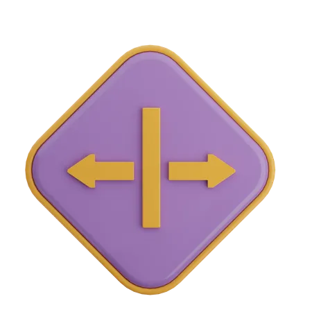 광각 화살표  3D Icon