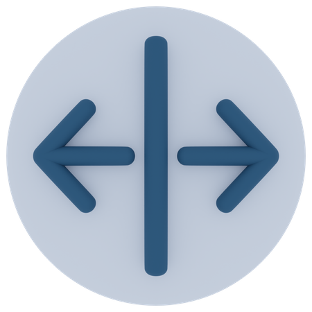 Wide Arrow  3D Icon