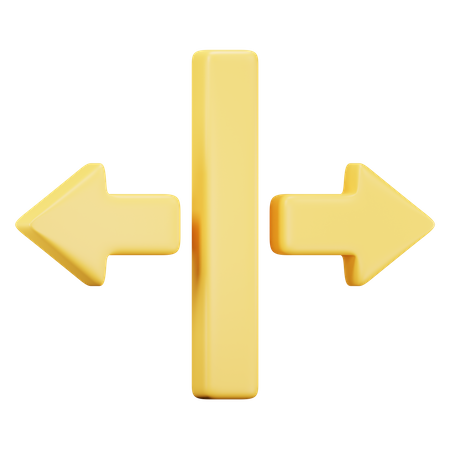 Wide Arrow  3D Icon