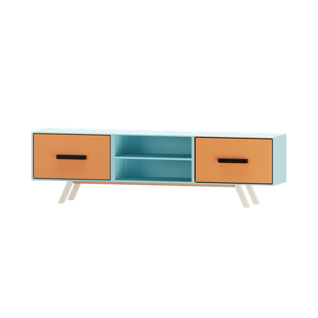 Wide cabinet  3D Icon