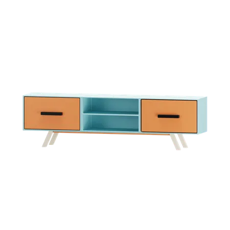 Wide cabinet  3D Icon