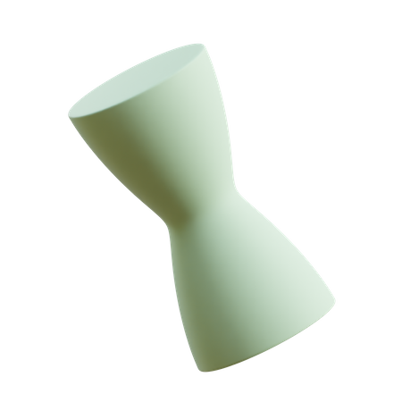 Wide Double end cylinder  3D Icon