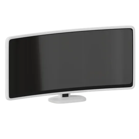 Wide Monitor  3D Icon