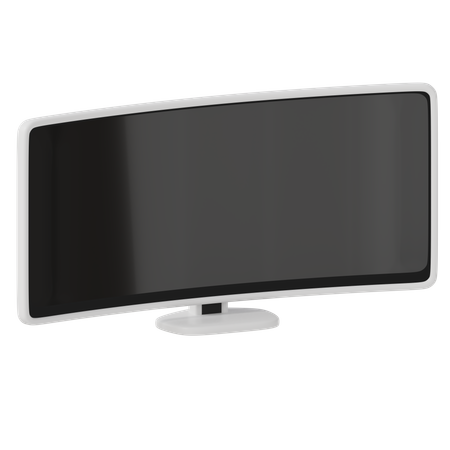 Wide Monitor  3D Icon