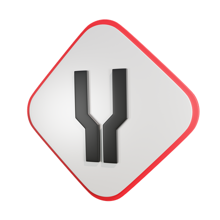 Wide Road Ahead  3D Icon