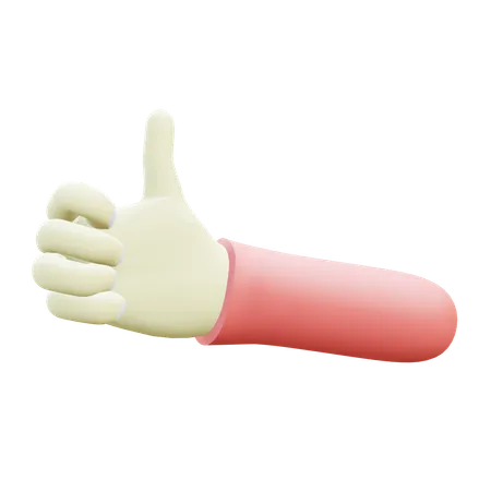 Wie Fingergeste  3D Icon