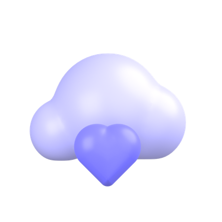 Wie eine Wolke  3D Icon