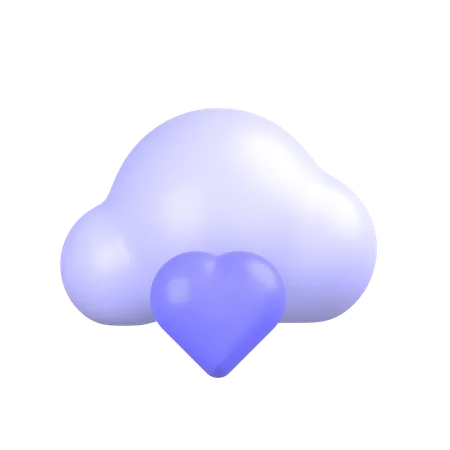 Wie eine Wolke  3D Icon