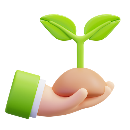 Wiederaufforstung  3D Icon