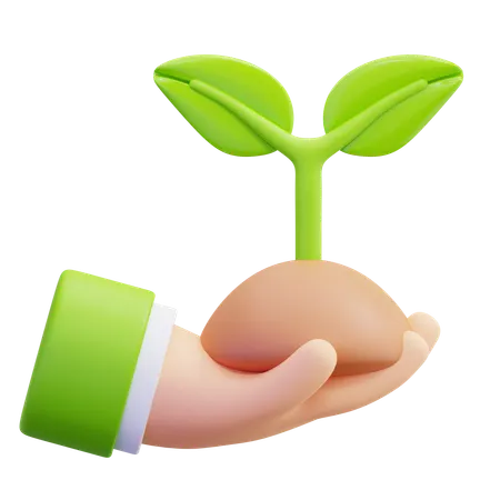Wiederaufforstung  3D Icon