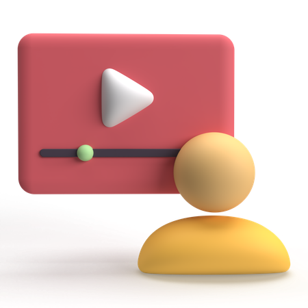 Wiedergabetaste  3D Icon