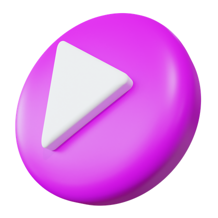 Wiedergabetaste  3D Icon