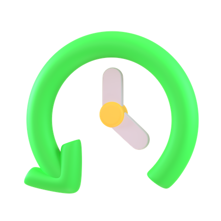 Wiederherstellungszeit  3D Icon