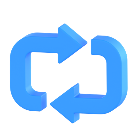 Wiederholungspfeil  3D Icon