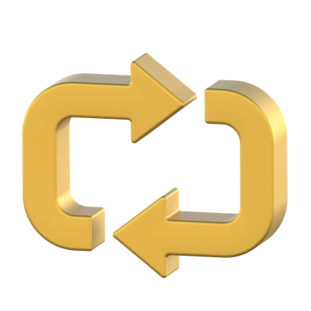 Wiederholungspfeil  3D Icon