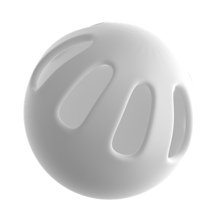 Wiffle Ball  3D Icon