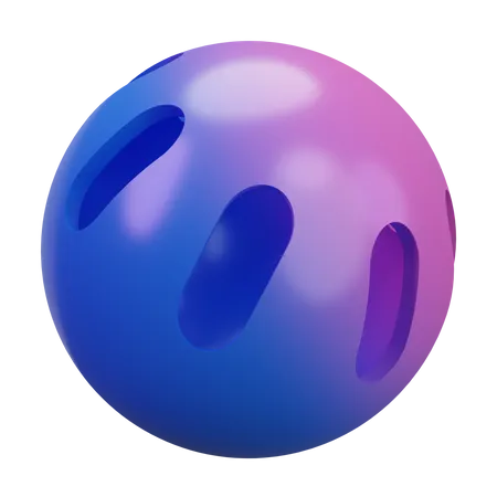 Wiffleball  3D Icon