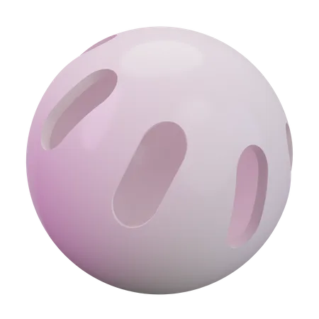 Wiffleball  3D Icon