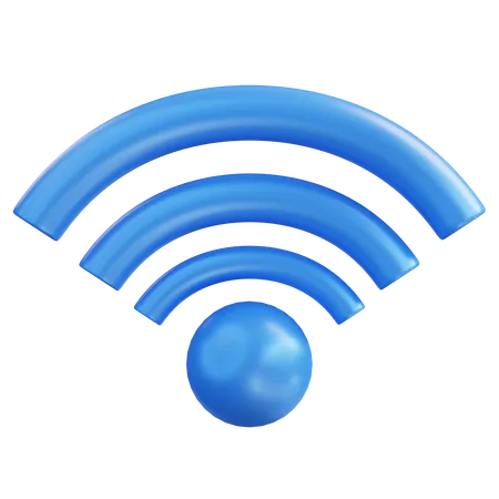 Wifi  3D Icon