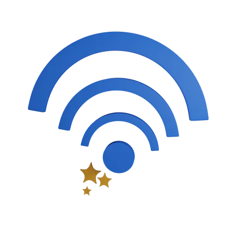 Wifi Icon Contains PNG BLEND GLTF And OBJ Files 3D Icon
