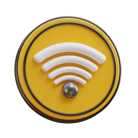Wifi Sign 3 D Icon 3D Icon
