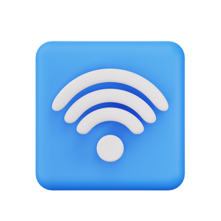 Wifi  3D Icon