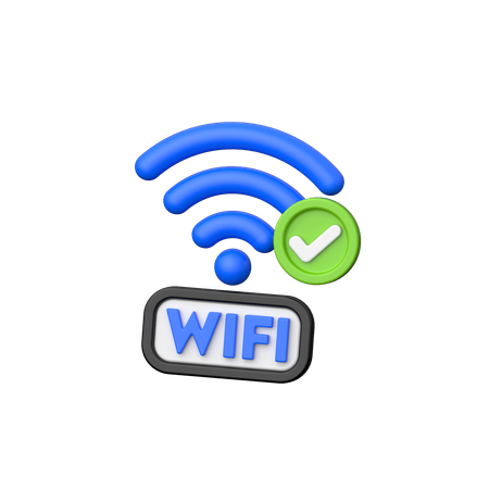 Wi-fi  3D Icon