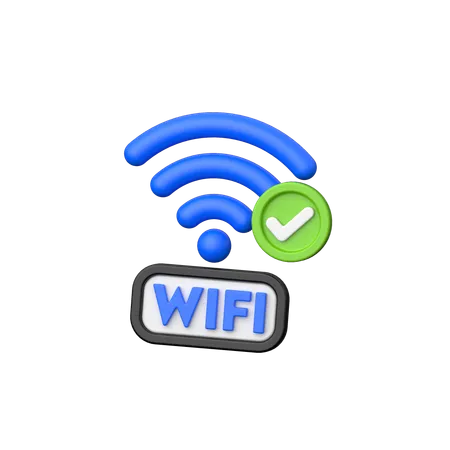 Wifi  3D Icon