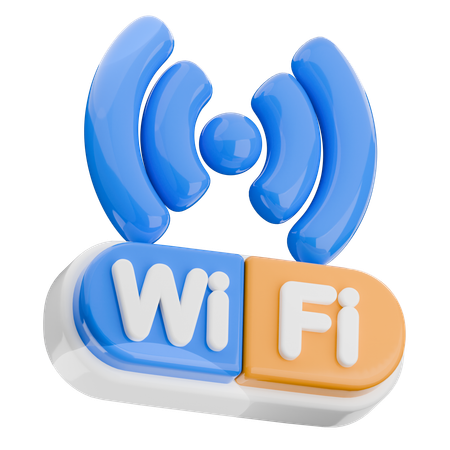 Wi-Fi  3D Icon