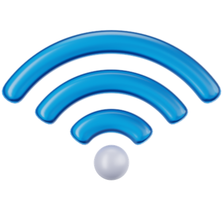 Wifi  3D Icon