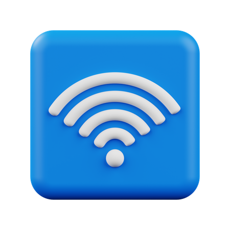 Wi-fi  3D Icon