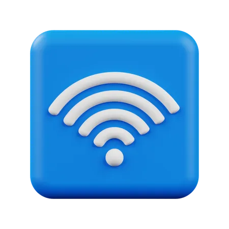 Wi-fi  3D Icon