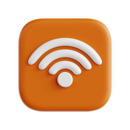 Wi-fi  3D Icon