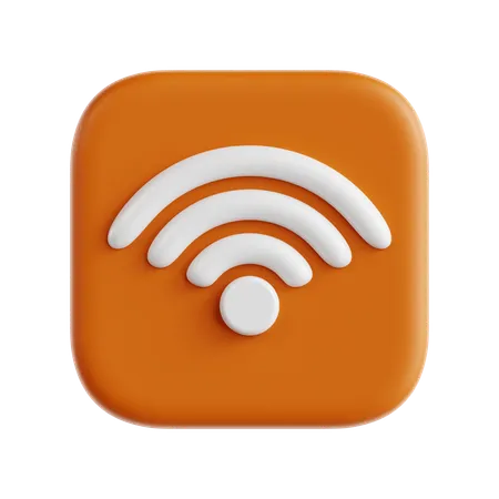 Wi-fi  3D Icon