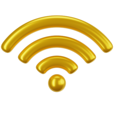 Wifi  3D Icon