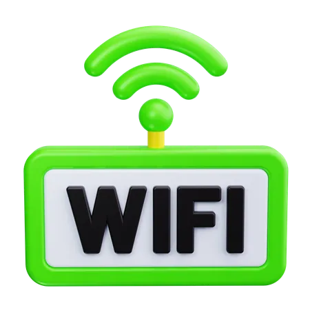 Wifi  3D Icon