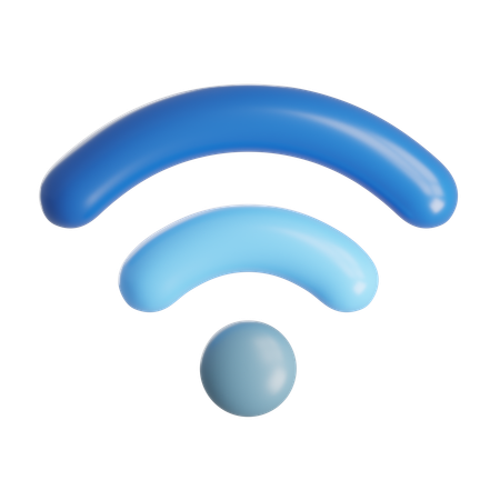 Wifi  3D Icon