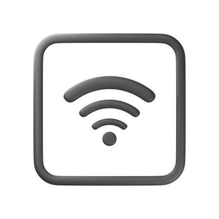 Wifi  3D Icon