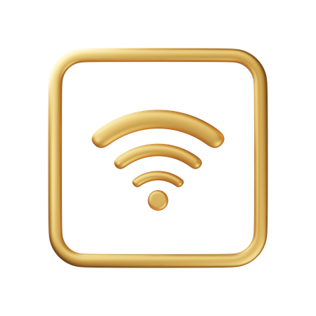Wifi  3D Icon