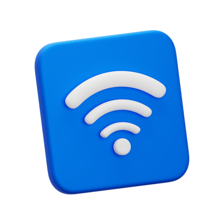 Wifi  3D Icon