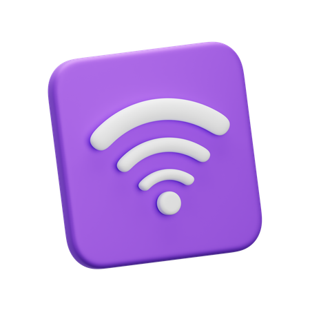 Wifi  3D Icon