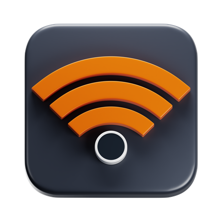 Wifi  3D Icon