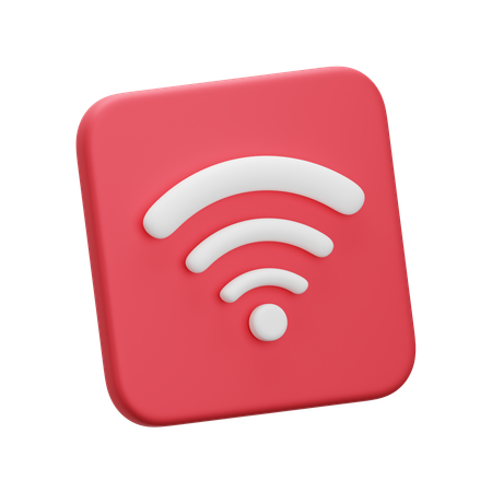 Wifi  3D Icon