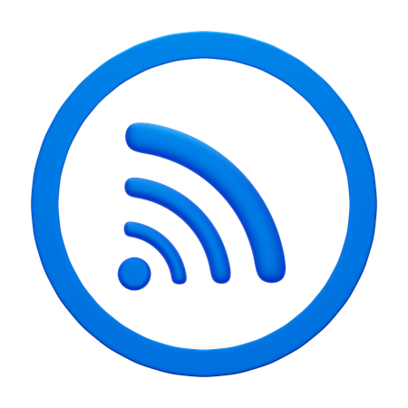 Wifi  3D Icon