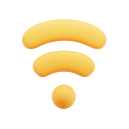 Wifi  3D Icon