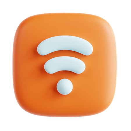 Wifi  3D Icon
