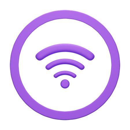 Wifi  3D Icon