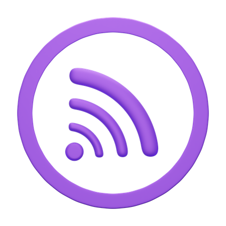 Wifi  3D Icon